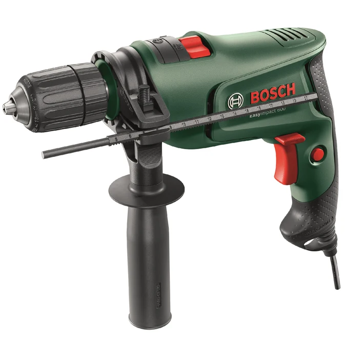 Masina de gaurit, cu percutie, Bosch Easy Impact 600, 600 W